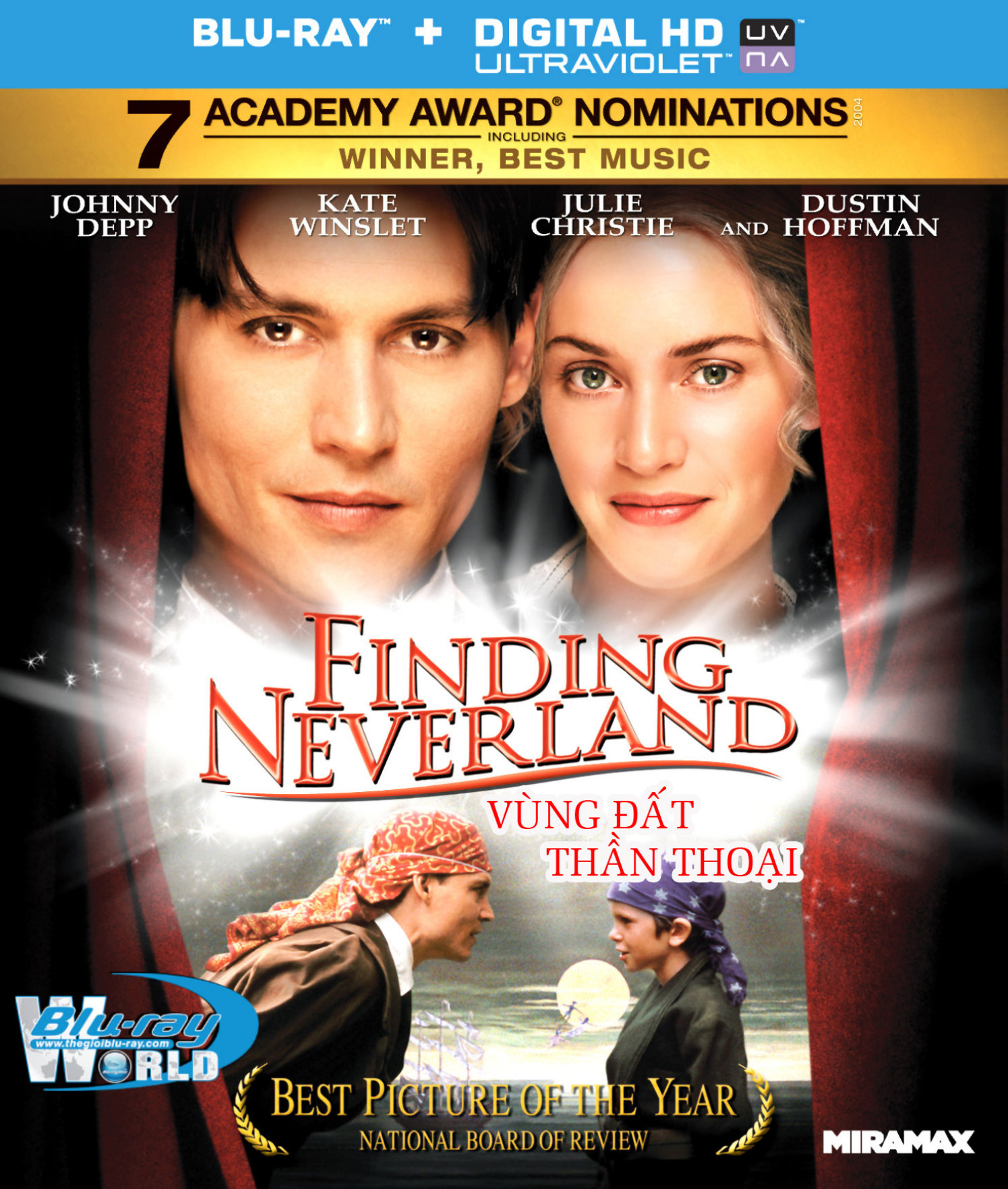 B1770. Finding Neverland - VÙNG ĐẤT THẦN THOẠI 2D 25G (DTS-HD MA 5.1)